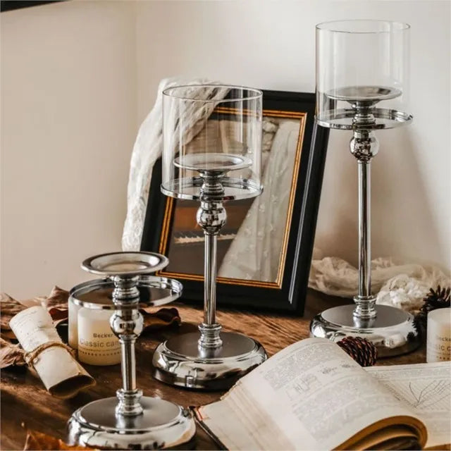 LumiElegance - Eleganter nordischer Kerzenhalter für die Wohnkultur
