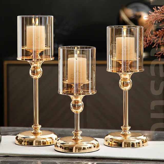LumiElegance - Eleganter nordischer Kerzenhalter für die Wohnkultur