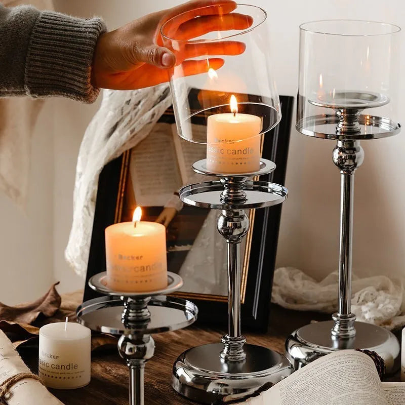LumiElegance - Eleganter nordischer Kerzenhalter für die Wohnkultur
