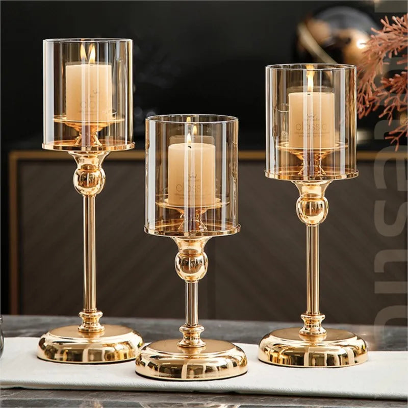 LumiElegance - Eleganter nordischer Kerzenhalter für die Wohnkultur