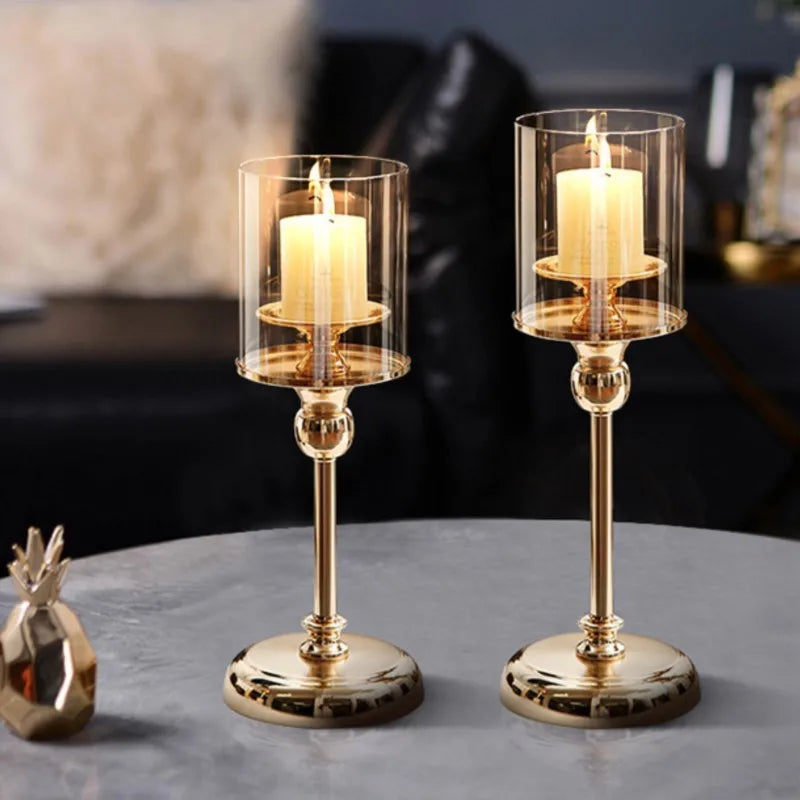LumiElegance - Eleganter nordischer Kerzenhalter für die Wohnkultur