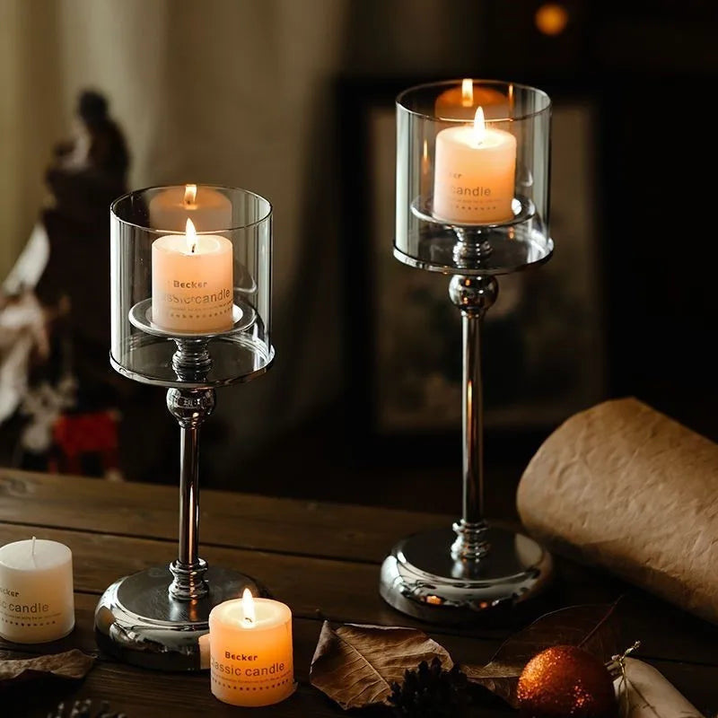 LumiElegance - Eleganter nordischer Kerzenhalter für die Wohnkultur