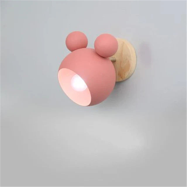 Mickey Væglampe til Børn – Magisk LED Belysning i Høj Kvalitet til Børneværelset, 15 cm Aluminium-5