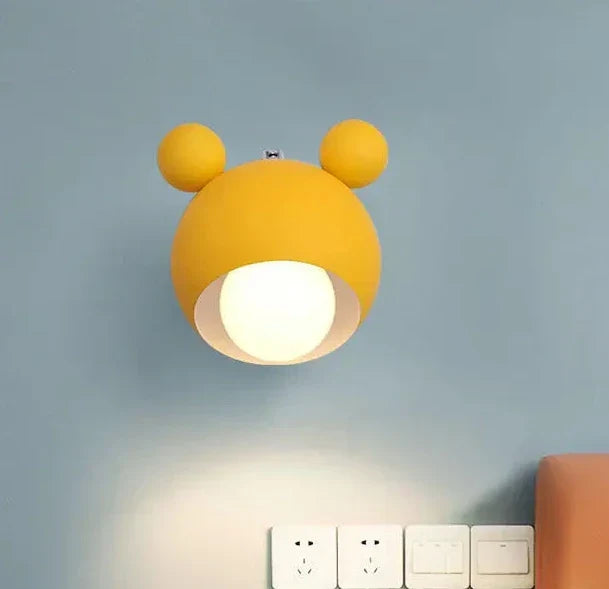 Mickey Væglampe til Børn – Magisk LED Belysning i Høj Kvalitet til Børneværelset, 15 cm Aluminium-3