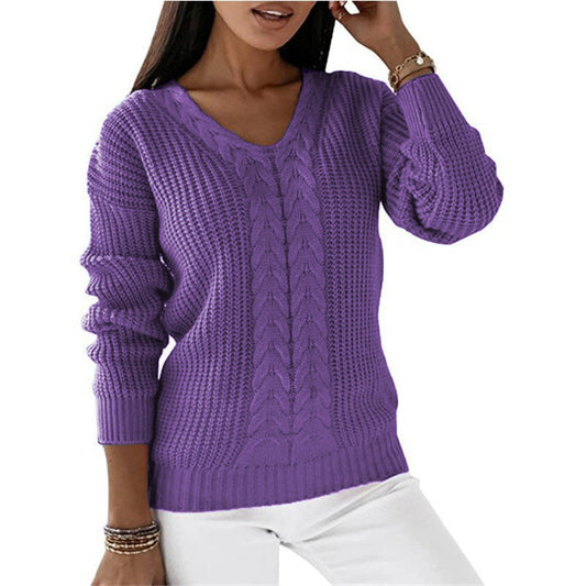 WarmNest - Warmer Strickpullover für Frauen | Ultimativer Komfort an kühlen Tagen