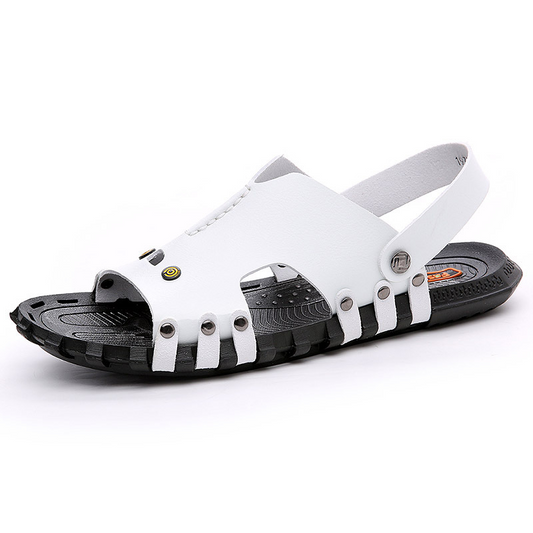 LuxeStride - Stilvolle Ledersandalen | Bequeme Ledersandalen für stilvollen Gebrauch