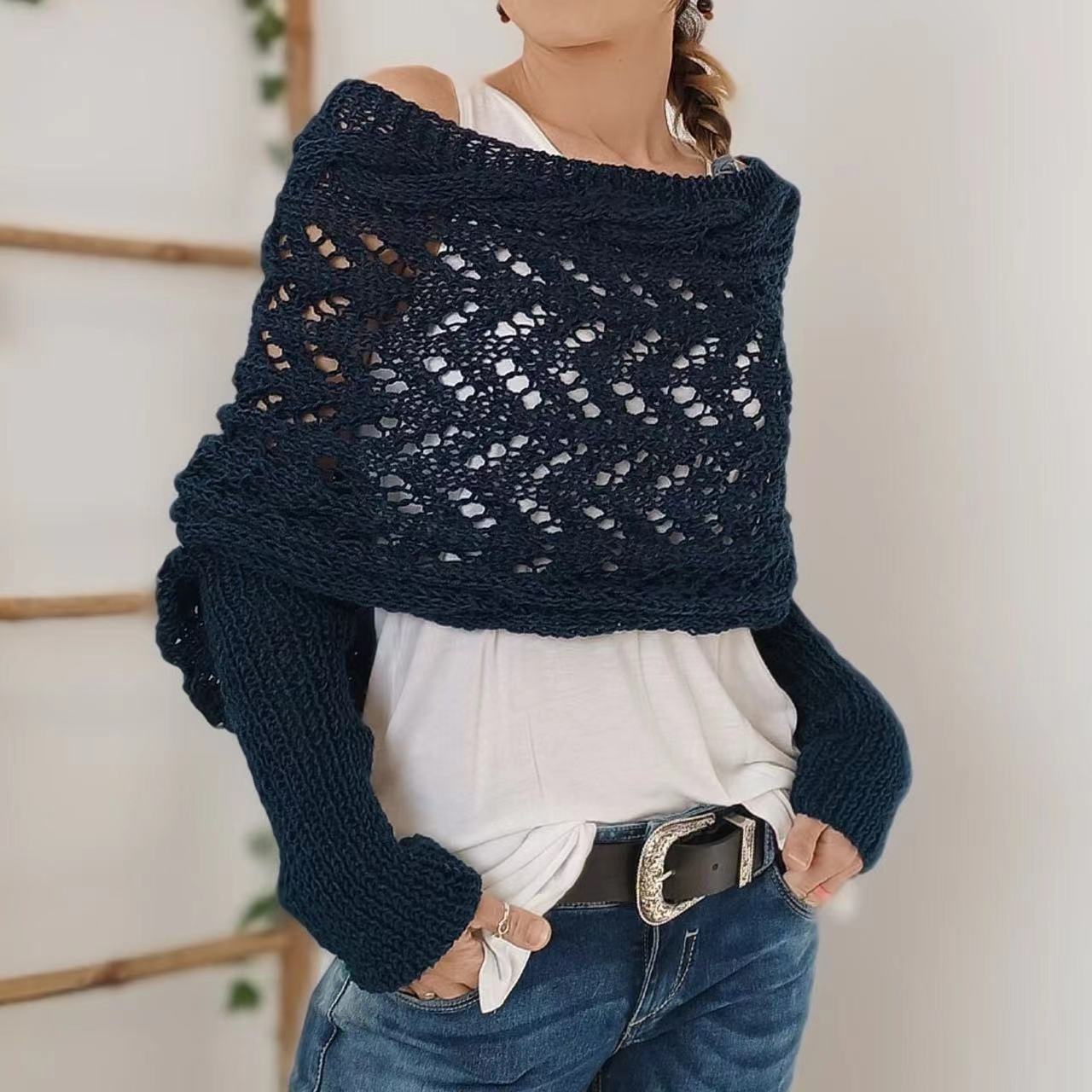 CozyKnit - Bequemes Strickschal | Vielseitige Eleganz für jeden Anlass
