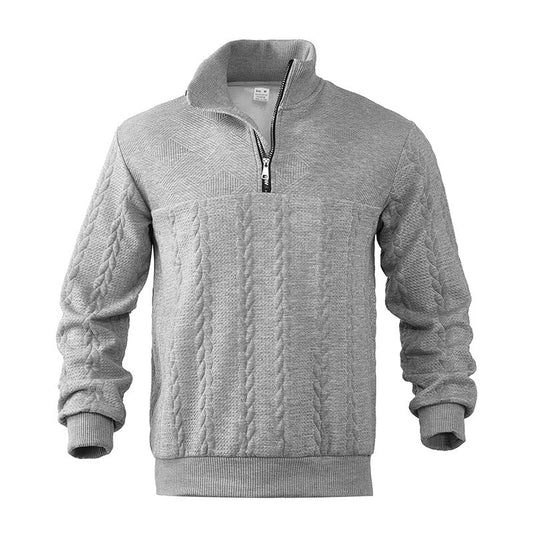 EleganceFlex - Pullover mit Viertelreißverschluss | Stilvoller Komfort für jeden Anlass