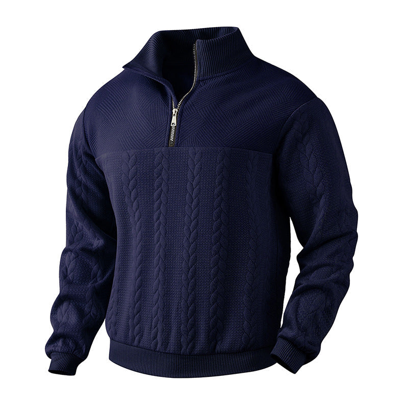EleganceFlex - Pullover mit Viertelreißverschluss | Stilvoller Komfort für jeden Anlass
