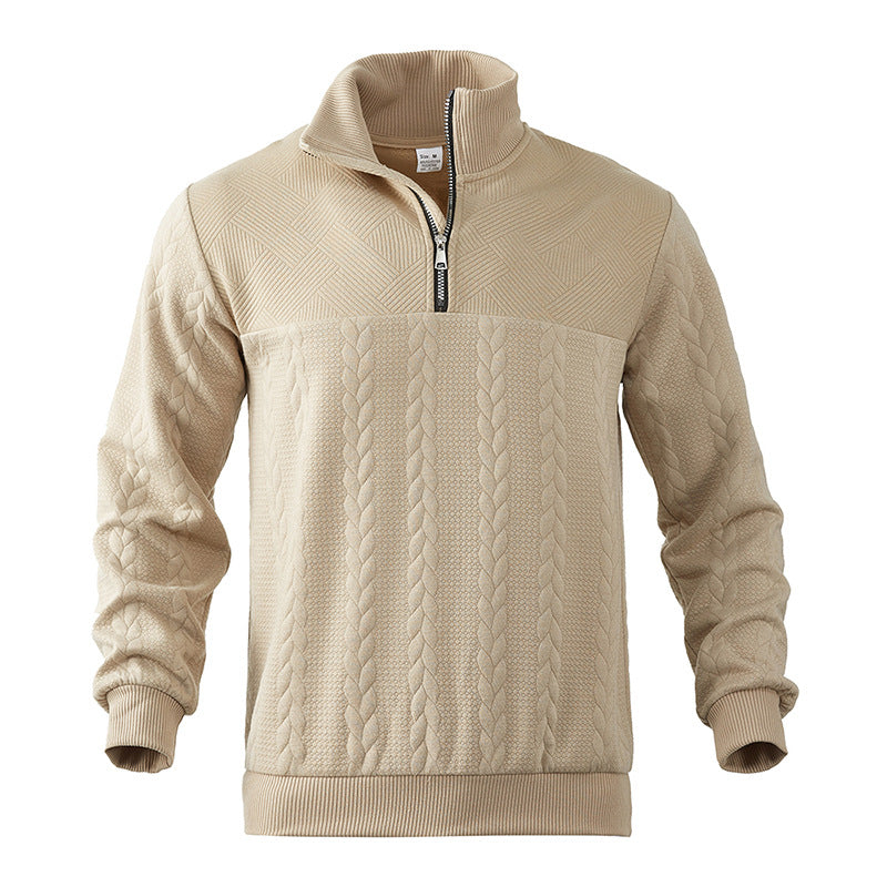EleganceFlex - Pullover mit Viertelreißverschluss | Stilvoller Komfort für jeden Anlass