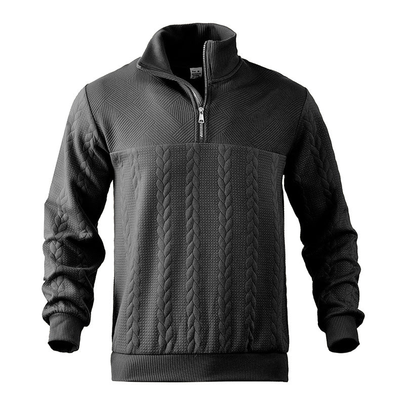 EleganceFlex - Pullover mit Viertelreißverschluss | Stilvoller Komfort für jeden Anlass