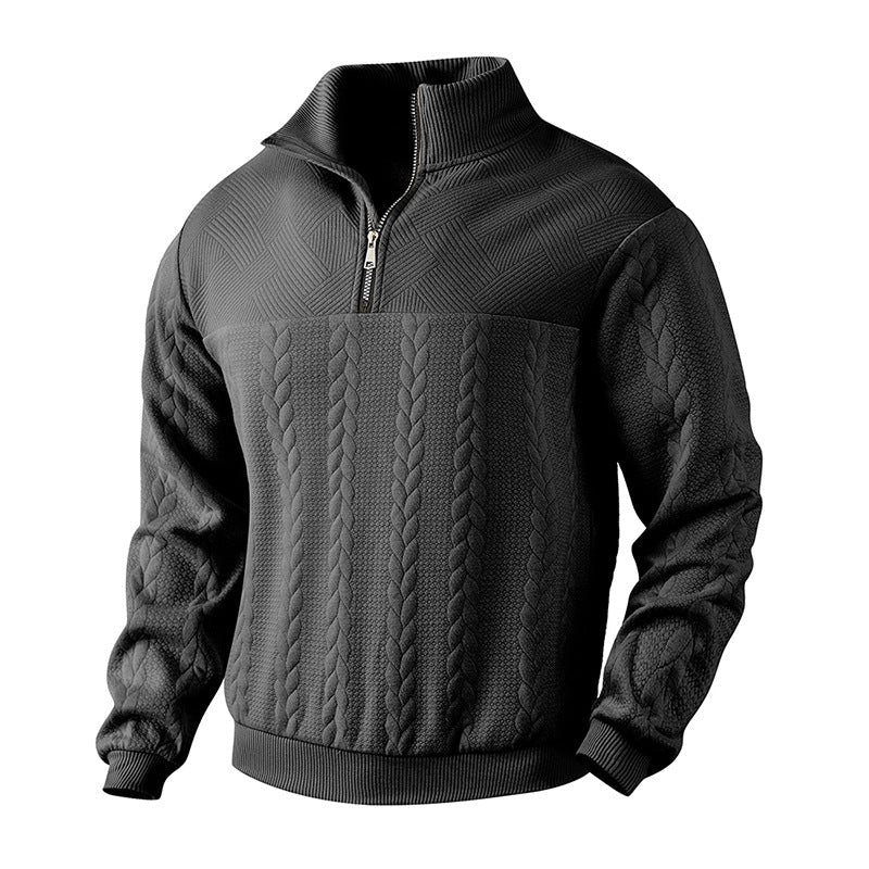 EleganceFlex - Pullover mit Viertelreißverschluss | Stilvoller Komfort für jeden Anlass