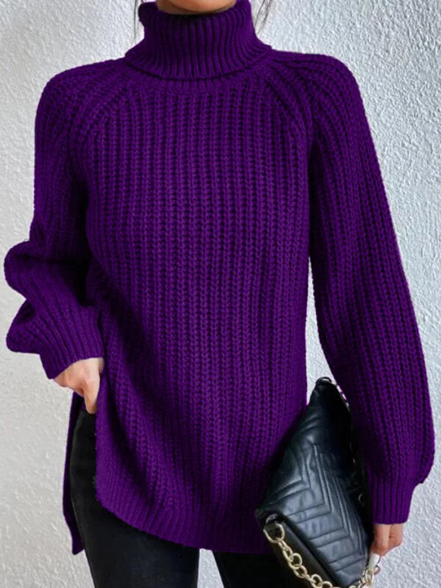 Esme - Luxuriöser warmer gestrickter Pullover für Frauen