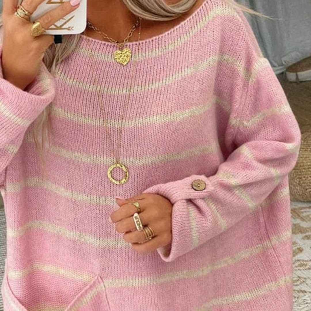Alina - Stilvoller gestreifter Pullover für jeden Anlass