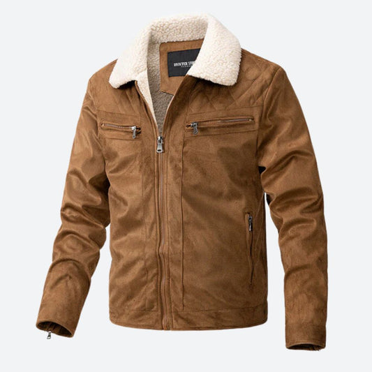 Nico - Sherpa-Jacke aus Wildleder für Männer