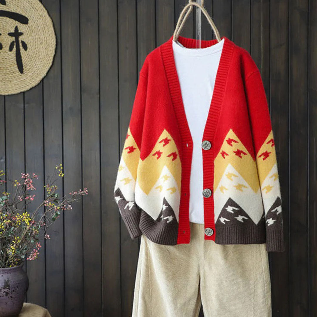 Elina - Klassischer bequemer Cardigan