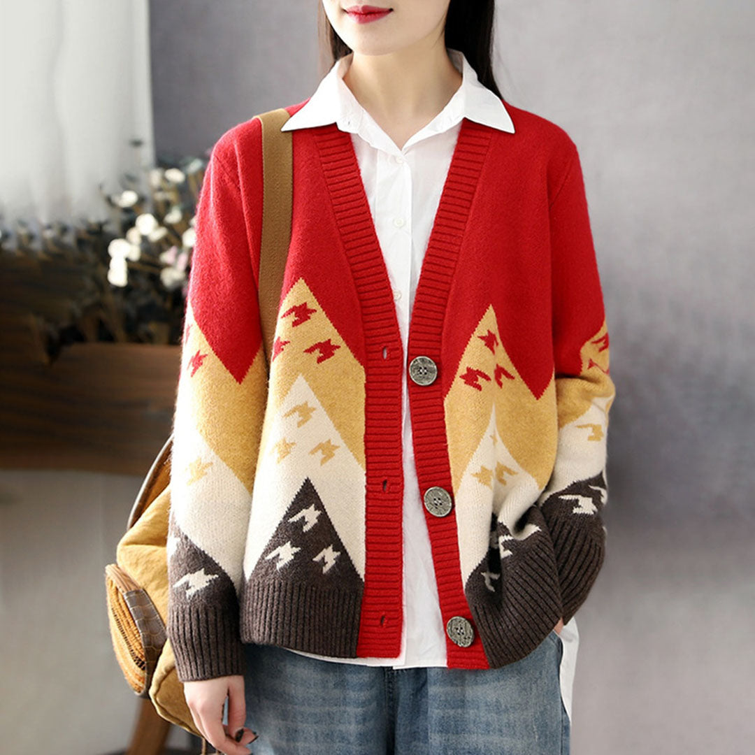Elina - Klassischer bequemer Cardigan