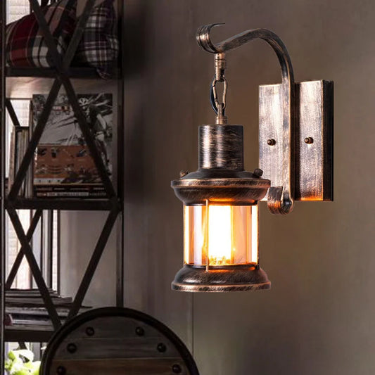 UrbanLight - Industrielle Vintage-Wandleuchte im Retro-Stil für Decke, Café und Wohnzimmer