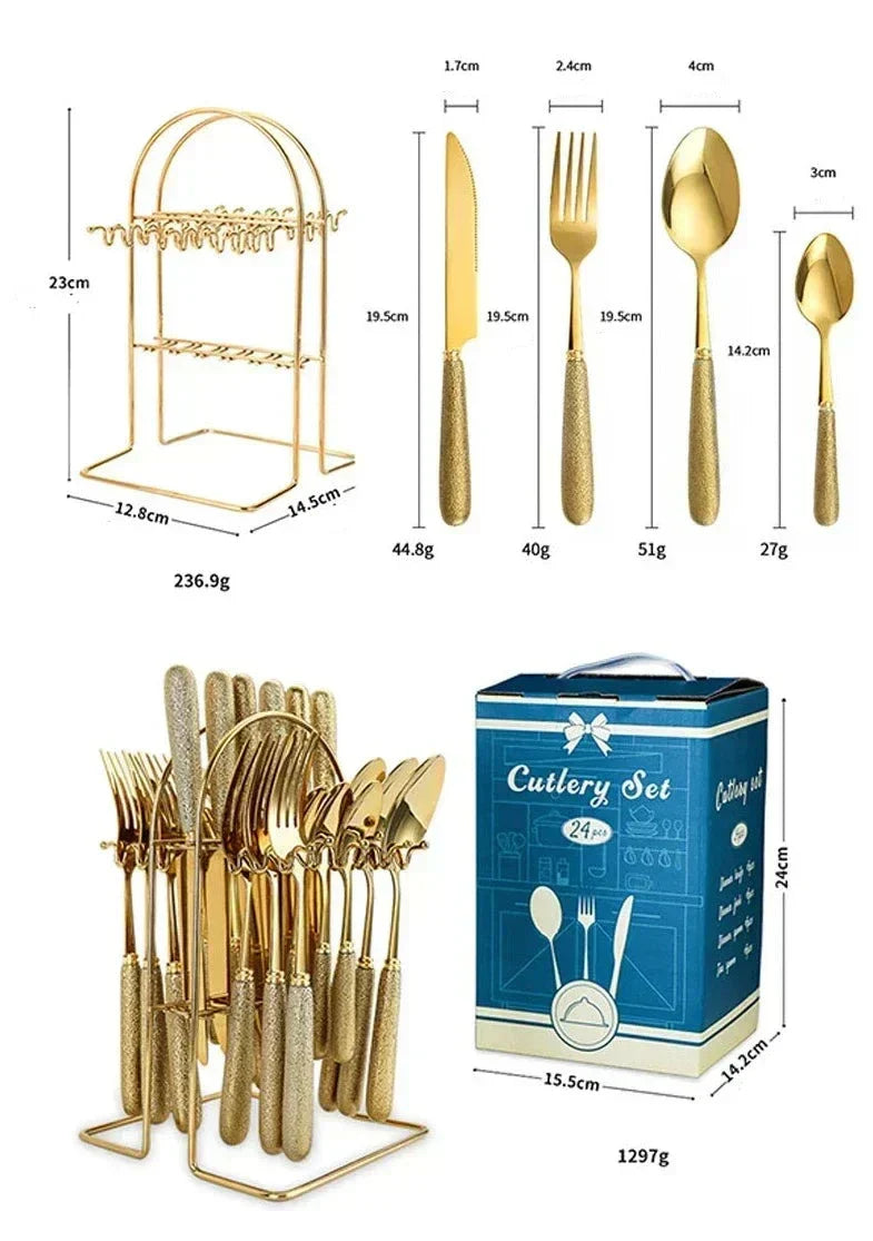 Eleganzia - Luxuriöses Besteckset | Stilvoll und langlebig