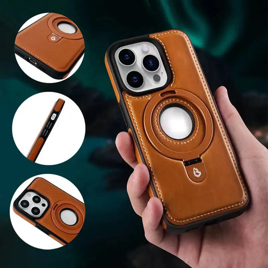 LuxoShield - Magnetisches iPhone-Case mit unsichtbarem Ringständer