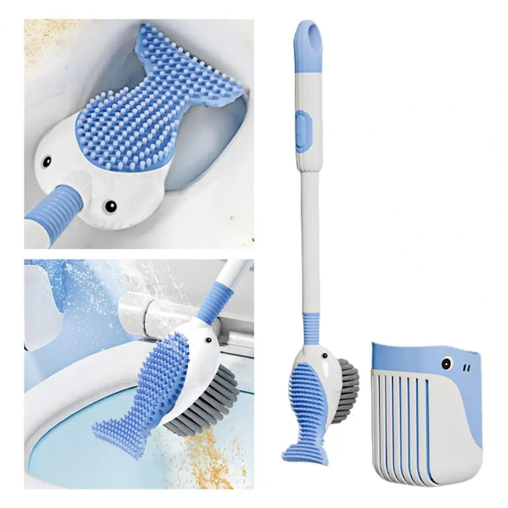 QuackClean | 360° Entenformige Toilettenbürste mit Halter