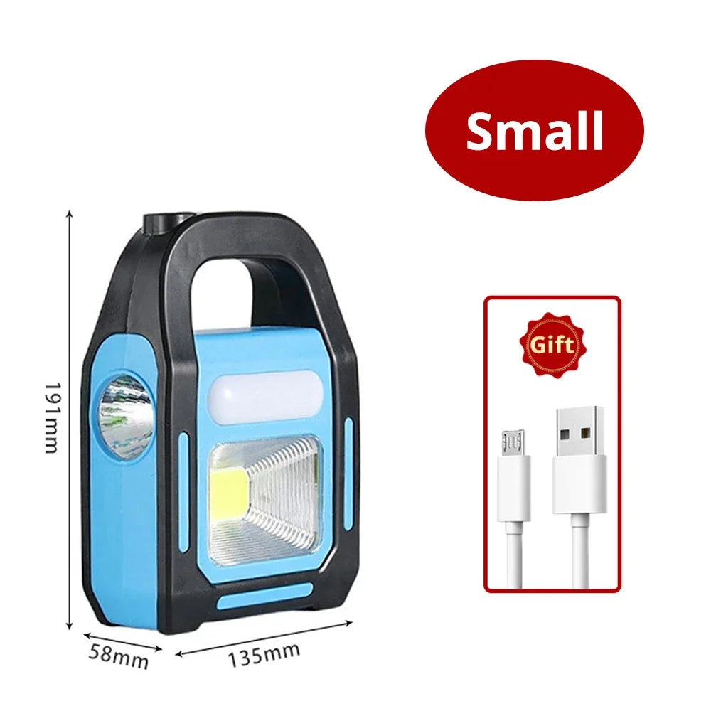 VoltLamp | Wiederaufladbare USB-Campingleuchte - tragbares LED-Licht und Notladegerät für Outdoor-Abenteuer