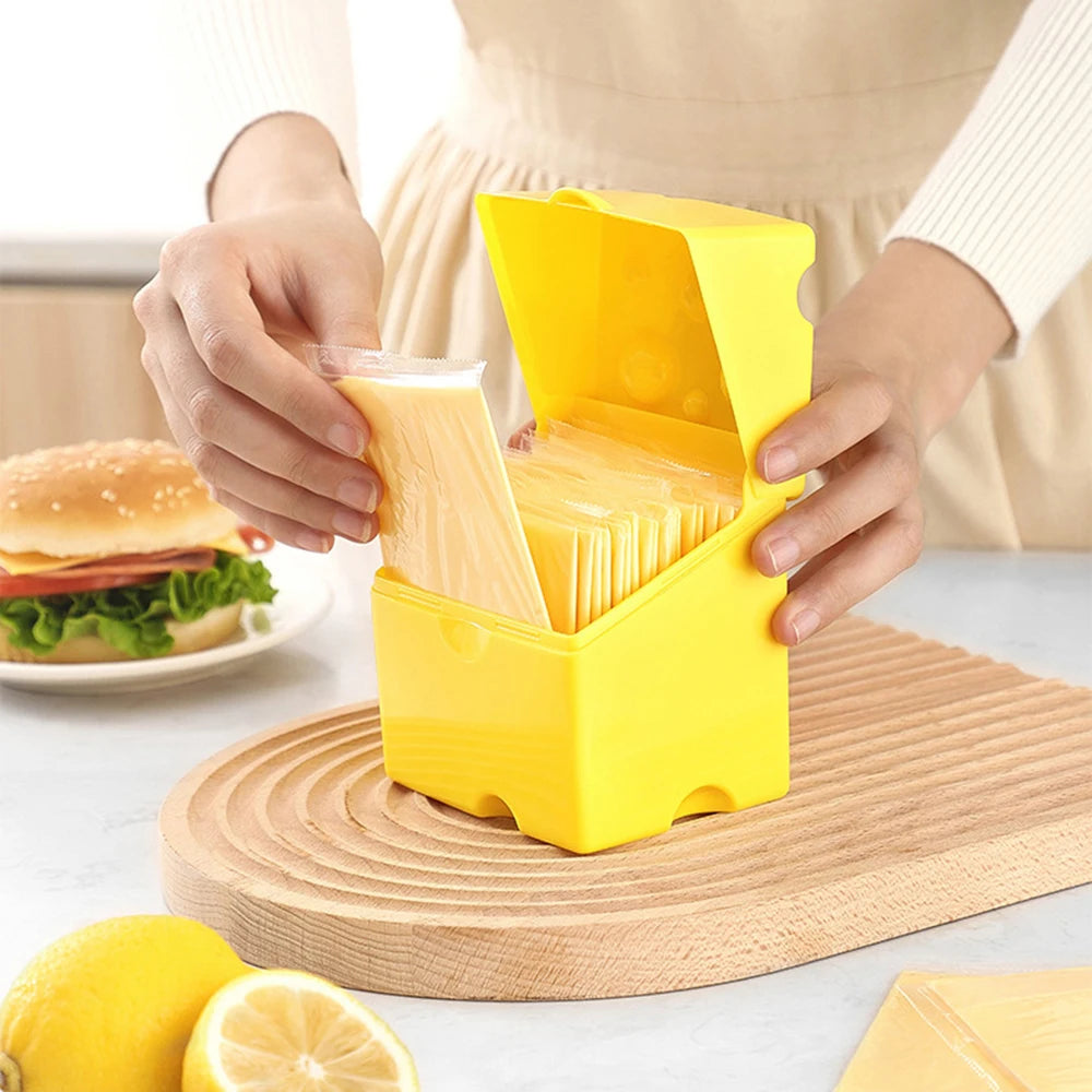 Clamshell Käsebox | Luftdichte Butter- & Käseaufbewahrungsbox | ABS Aufbewahrungsbox für Kühlschrank & Küche