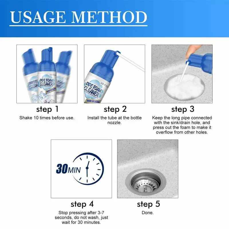 ClearFlow - 60ML - Schaumabflussreiniger