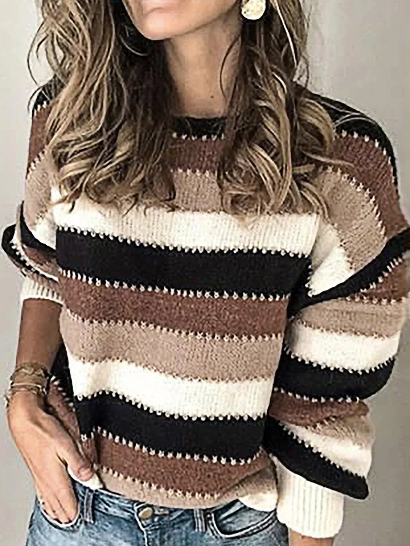 ColorElegance - Eleganter Pullover für Frauen | Stilvolle Akzente für jeden Anlass