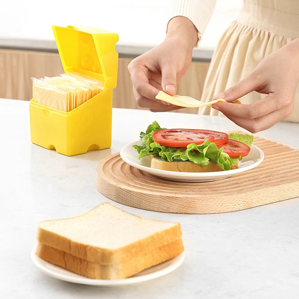 Clamshell Käsebox | Luftdichte Butter- & Käseaufbewahrungsbox | ABS Aufbewahrungsbox für Kühlschrank & Küche