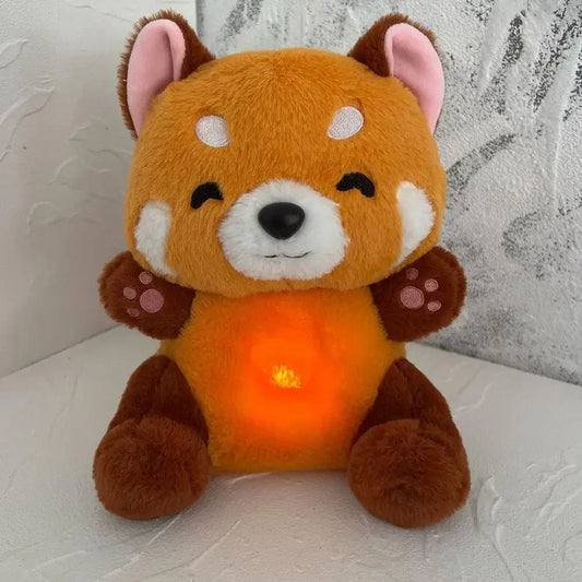 CadeRelax - Braunes schlafendes Tier, das atmet, rote Panda-Kuscheldecke
