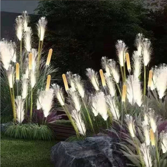 Solarbetriebene Röhrenförmige Gartenlampe | Wasserdicht IP65 | LED Dekoration für Außenbereich