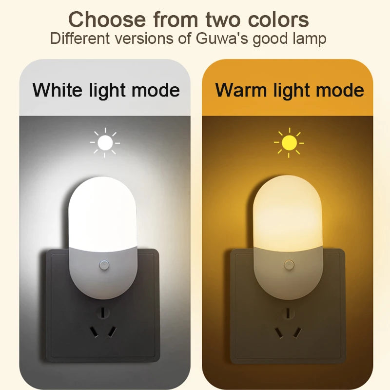 LED Mini Nachtlampe – Plug-in mit sanftem Licht für Kinder & Erwachsene