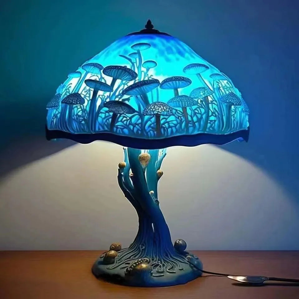 Glaslamp - lampe i farvet glas Fortryllende farver og beroligende lys til alle rum | 50% Rabat