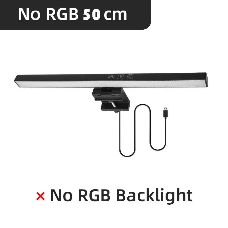Monitor Lichtleiste gebogen mit RGB Hintergrundbeleuchtung Computer Bildschirmlampe augenfreundliche Touch-Atmosphärenlichter für Gaming Raumdekoration
