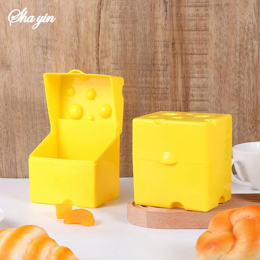 Clamshell Käsebox | Luftdichte Butter- & Käseaufbewahrungsbox | ABS Aufbewahrungsbox für Kühlschrank & Küche