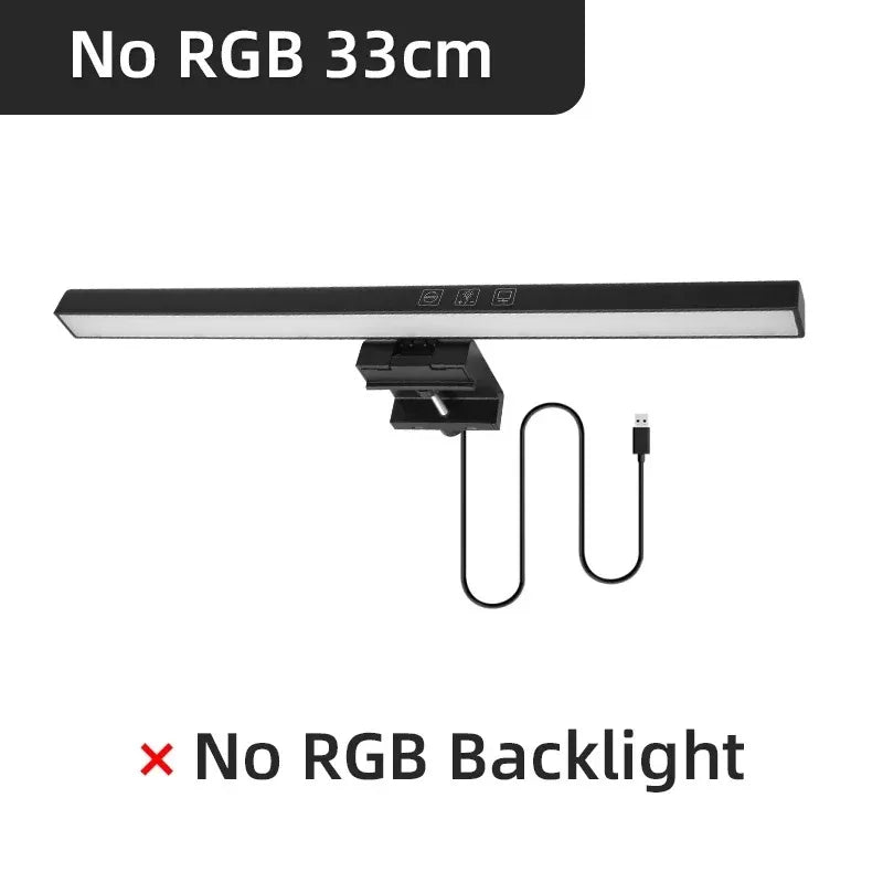 Monitor Lichtleiste gebogen mit RGB Hintergrundbeleuchtung Computer Bildschirmlampe augenfreundliche Touch-Atmosphärenlichter für Gaming Raumdekoration