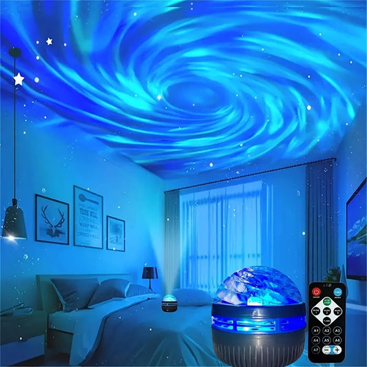 Galaxy Sternenhimmel LED Projektor – USB-betrieben mit Fernbedienung, Nachtlicht & Stimmungslicht