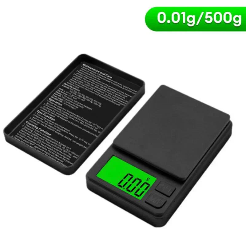 Variant image for Digital Køkkenvægt 1000 g x 0,1 g – Kompakt Mini Præcisionsvægt med LCD-Skærm og Multifunktionel Tarra-Funktion-2