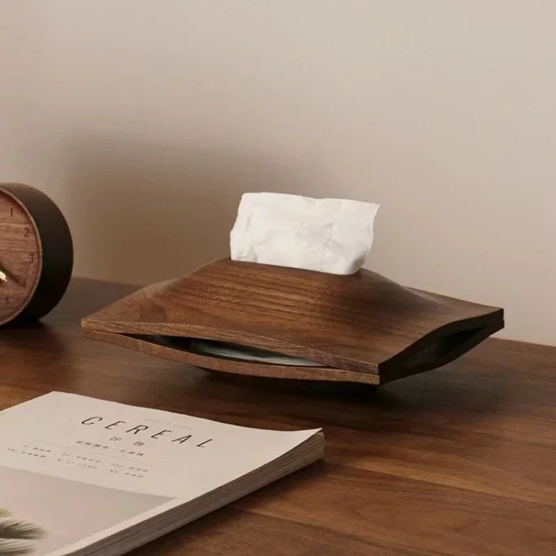 Tissura - Hochwertige Papiertaschentuchbox aus Kiefernholz, minimalistisches Design