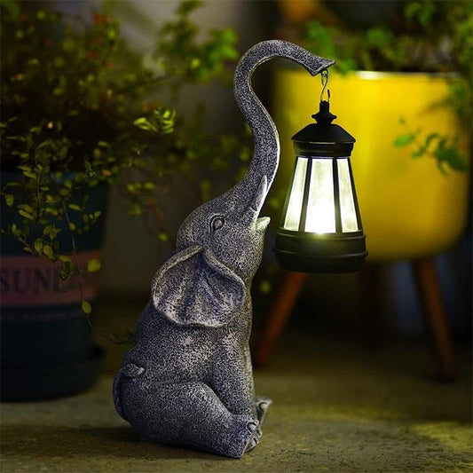 ElefantéLumi - Solar-Elefant-Gartenlampe