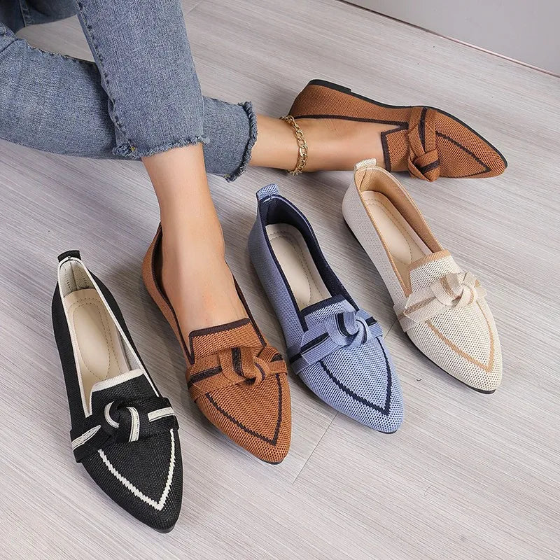 Harper - Slip-On mit Schmetterlingsknoten und verstellbarem Riemen