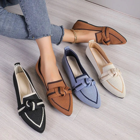 Harper - Slip-On mit Schmetterlingsknoten und verstellbarem Riemen