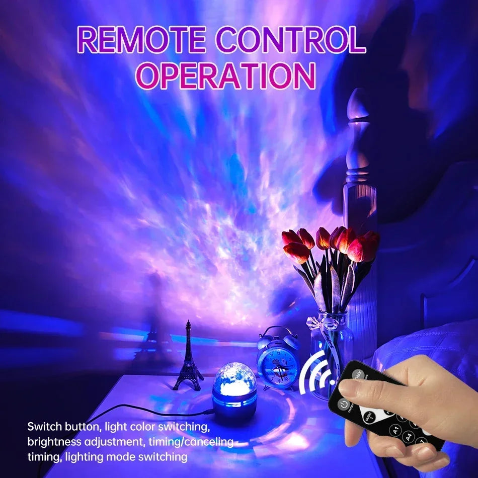 Galaxy Sternenhimmel LED Projektor – USB-betrieben mit Fernbedienung, Nachtlicht & Stimmungslicht