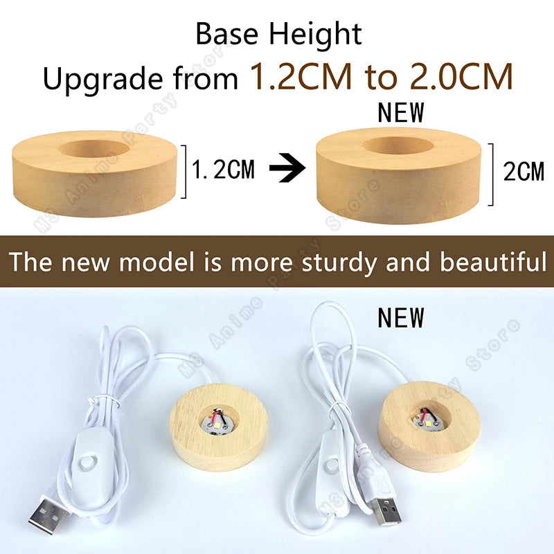 3D Kristallkugel Nachtlampe – Mini LED Tischlampe mit Planeten & Galaxie