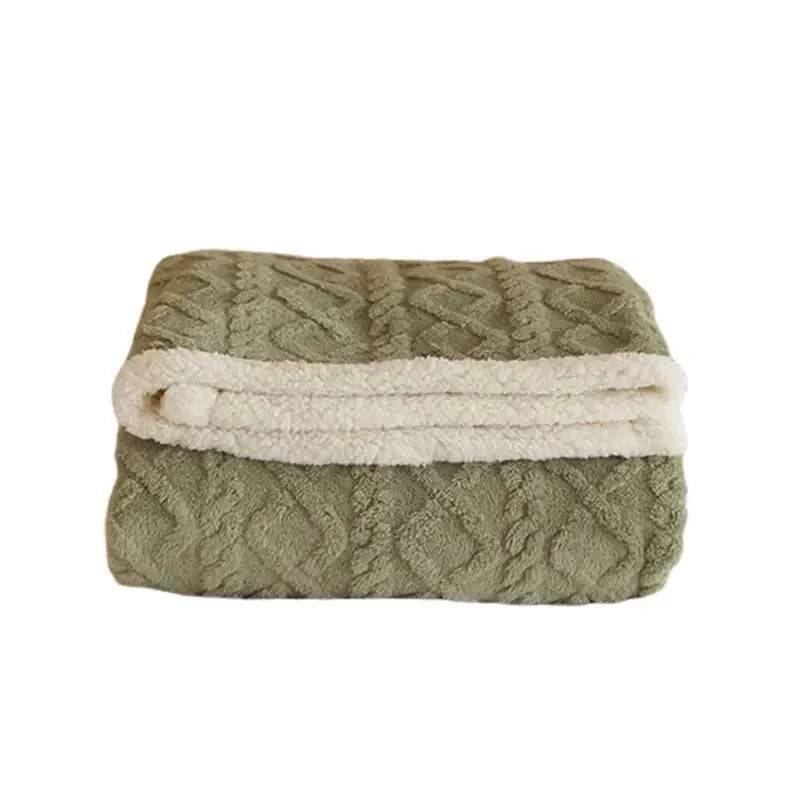 CozyLuxe - Dicke Winterdecke aus Schafwolle