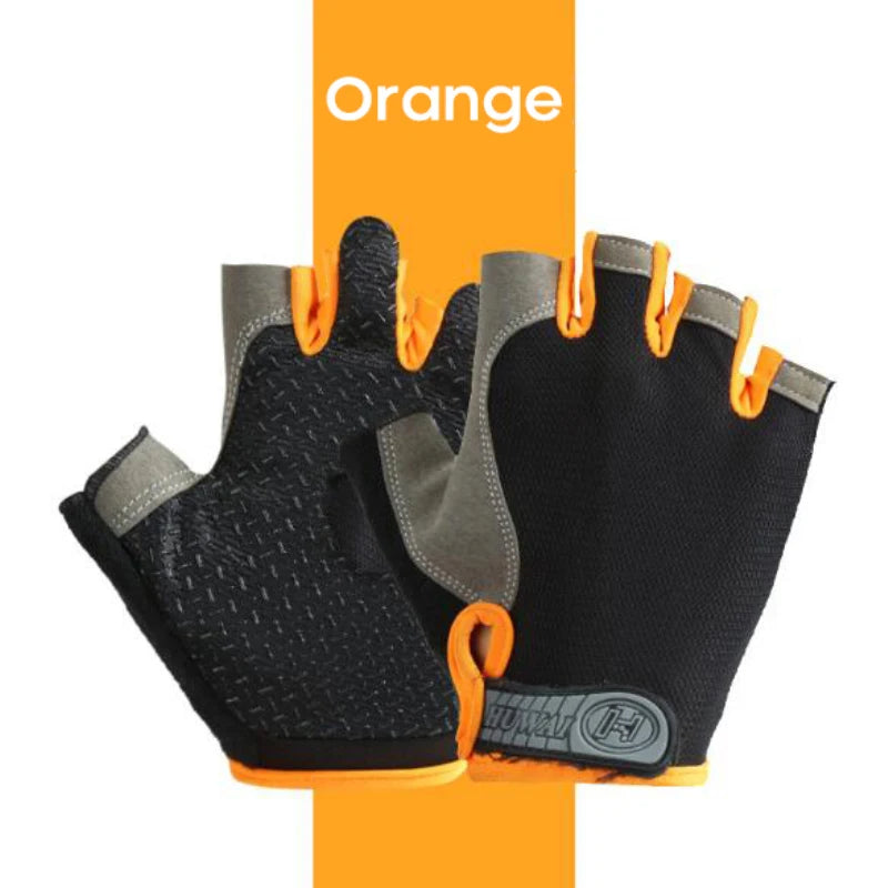 Halbfinger Fahrrad- & Fitnesshandschuhe – Atmungsaktiv, Rutschfest & Bequem