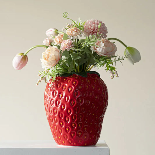 BerryCharm - Grimms Erdbeervase | Originelles Design für Ihre Blumen
