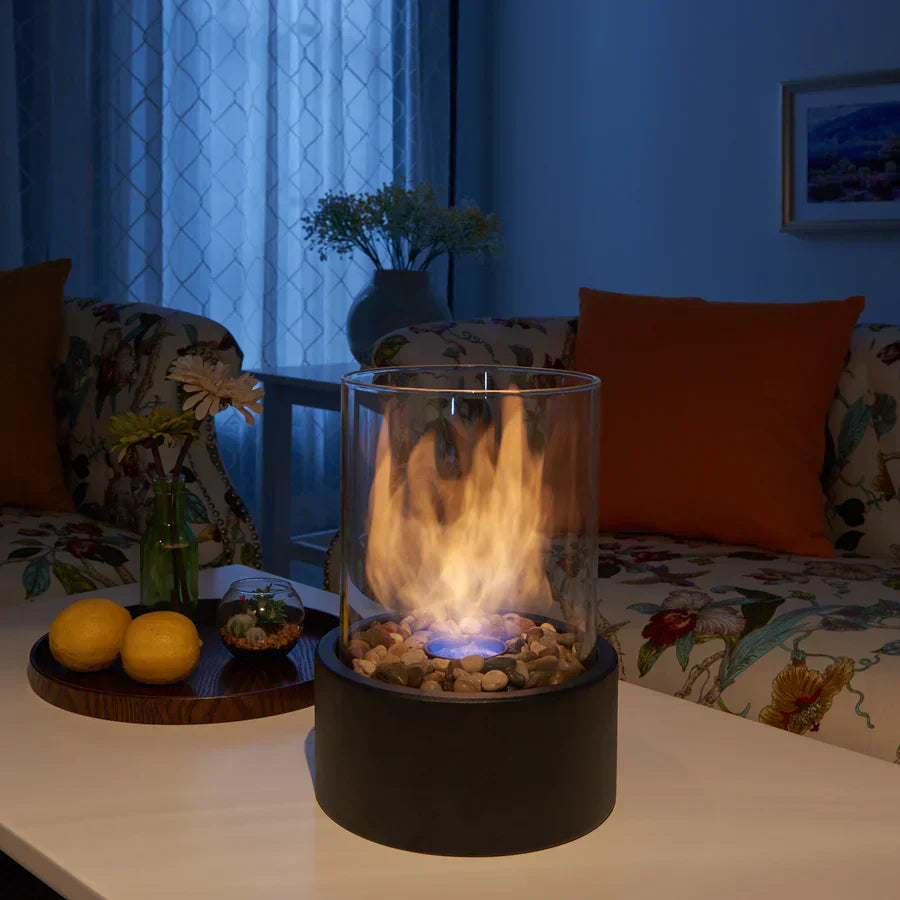 FlameGlow - Moderner und tragbarer Kamin