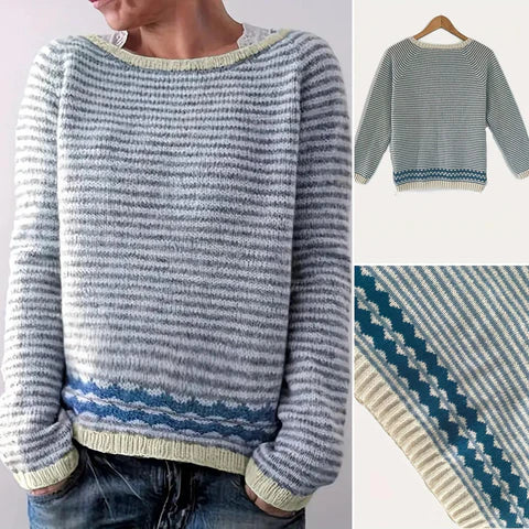 Stella - Gestreifter Pullover für Frauen | Ultimativer Komfort und Stil